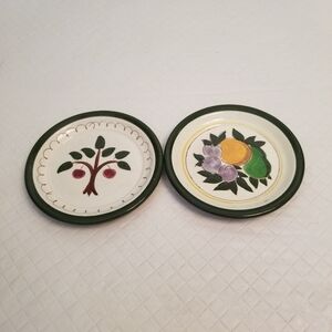 Stangl Pottery 5 Inch Fruit Plates  3798 & 3845 Trenton NJ